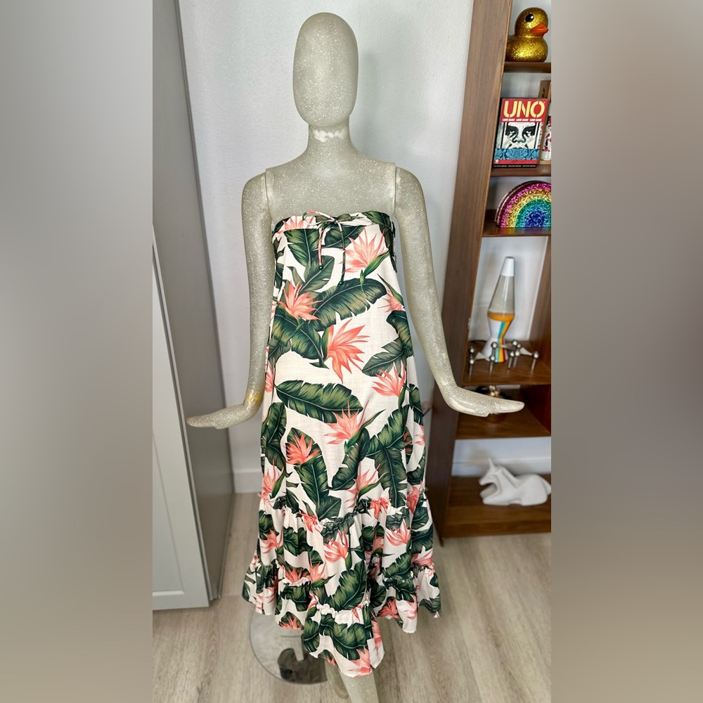 HT 360 Collective Tropical 2 Way Dress/Maxi Skirt. S/M NEW with tags!